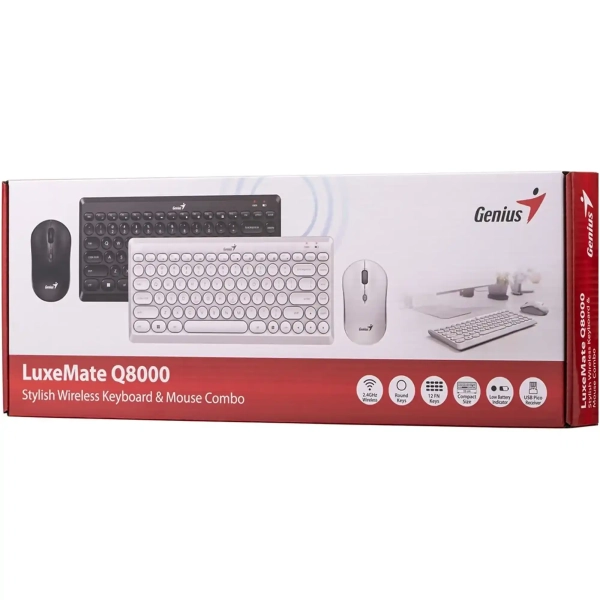 Купить Клавиатура Genius LuxeMate Q-8000 Wireless Black (31340013414) - фото 14