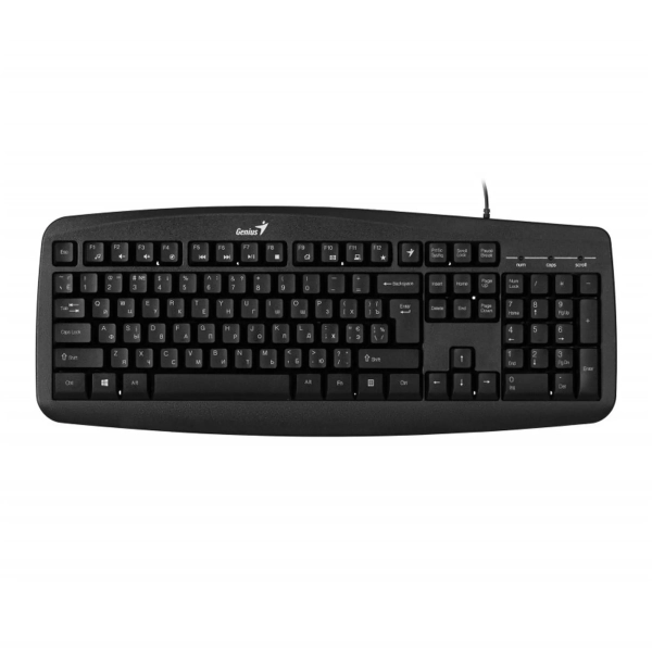 Купити Комплект клавіатура та мишка Genius KM-200 UA Black (31330003410) - фото 2