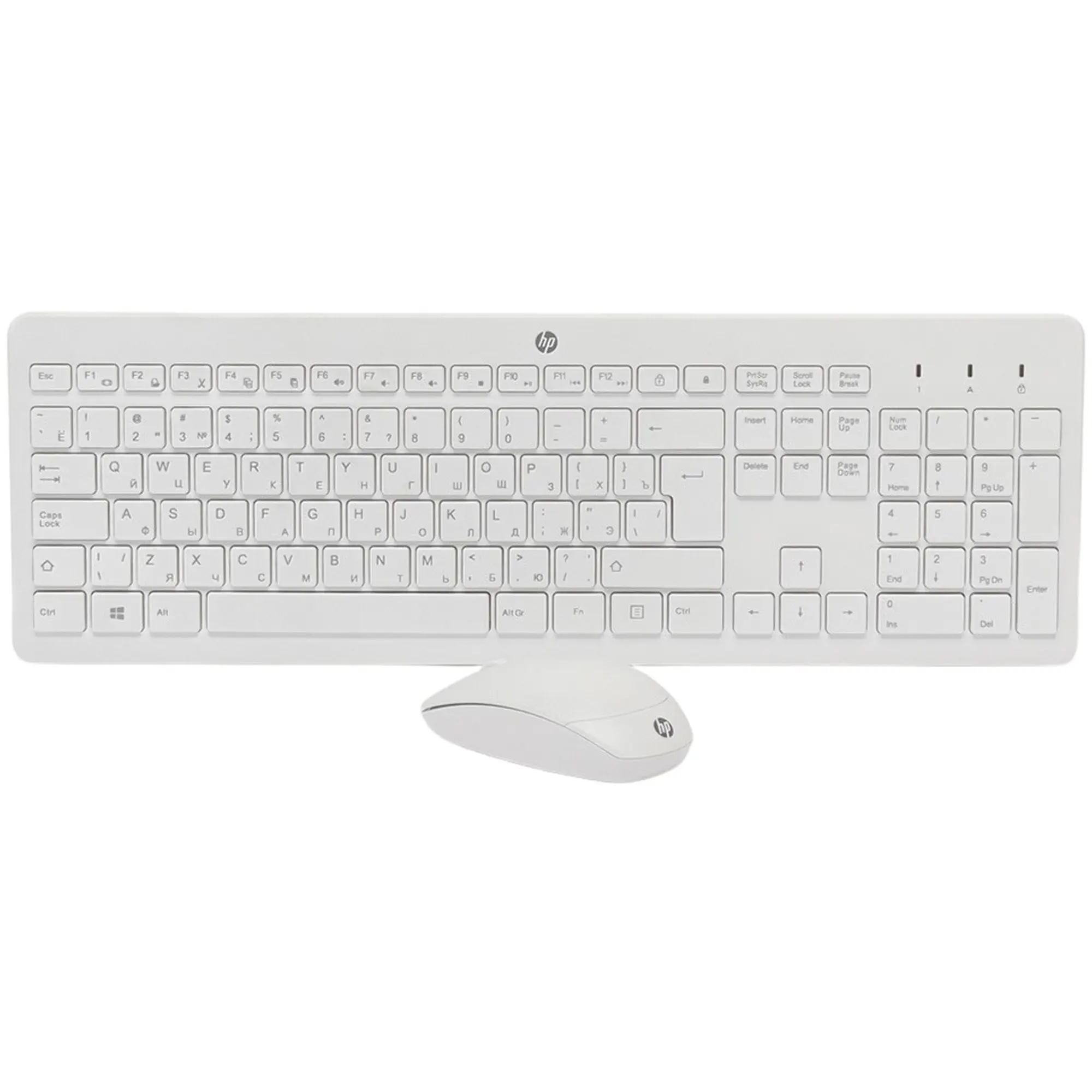 Купить Комплект клавиатура и мышь HP 230 Wireless White (3L1F0AA) - фото 2