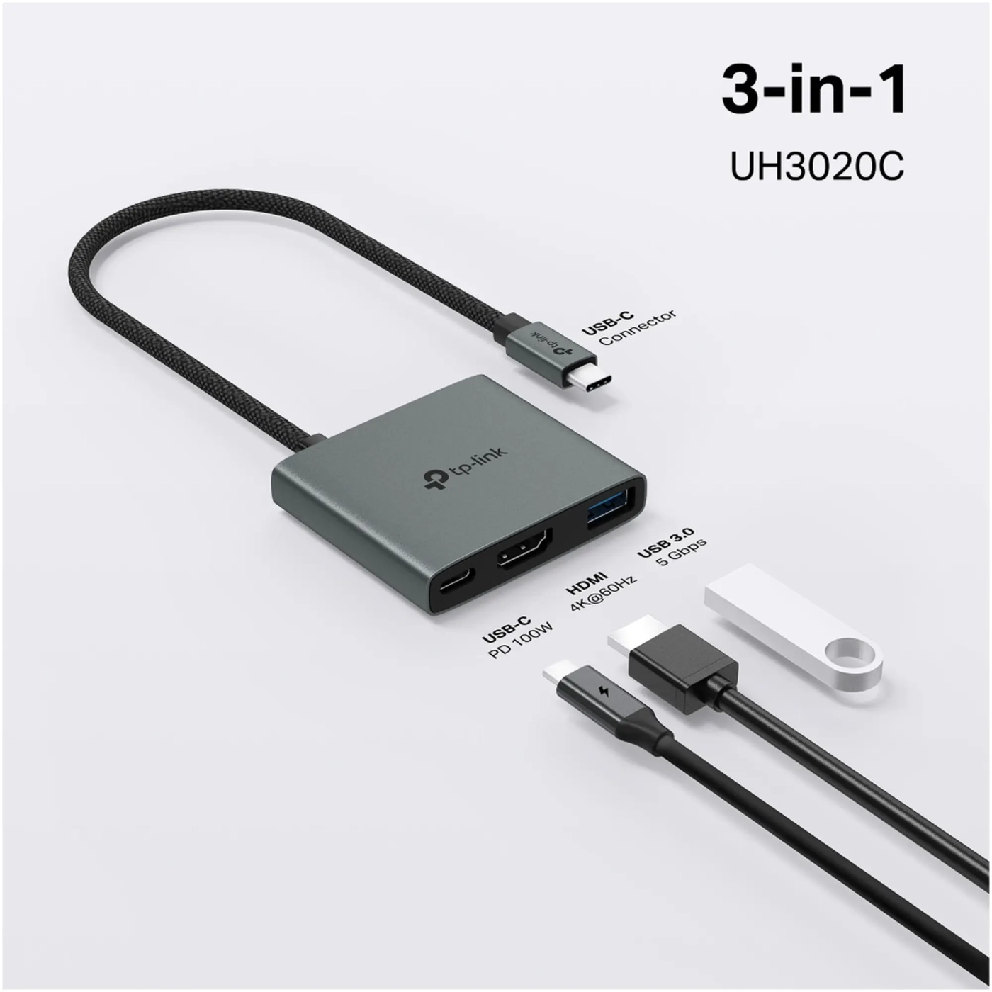 Купить USB-хаб TP-LINK UH3020C - фото 3