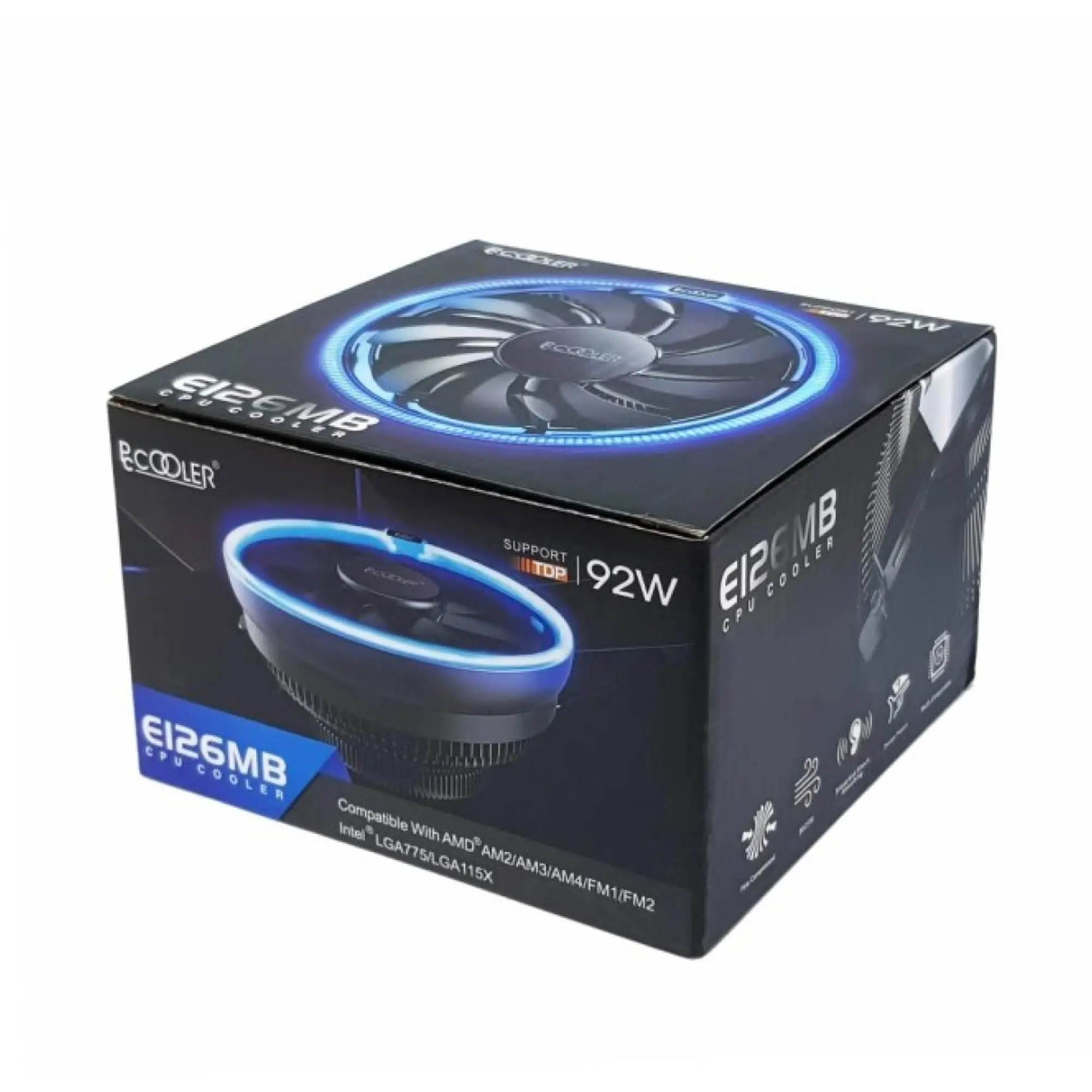 Купить Процессорний кулер PCCOOLER E126M Blue - фото 6