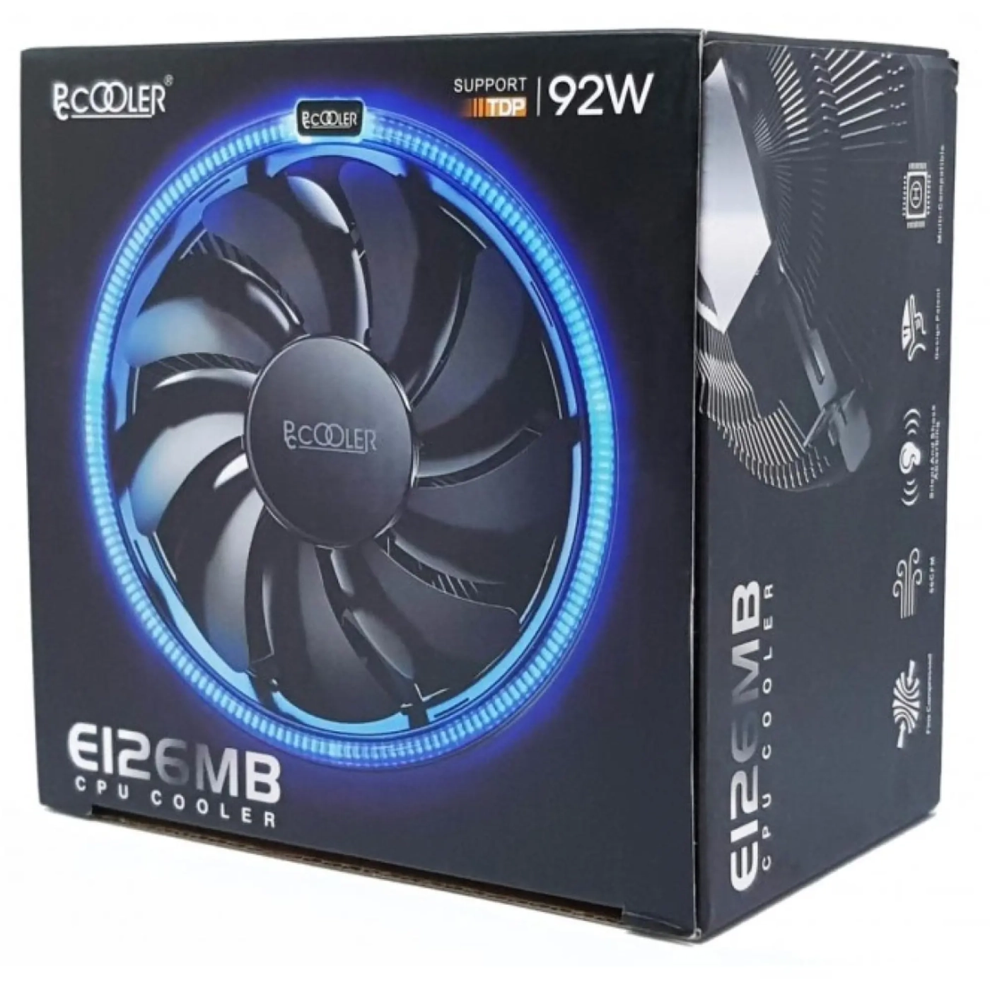 Купить Процессорний кулер PCCOOLER E126M Blue - фото 7