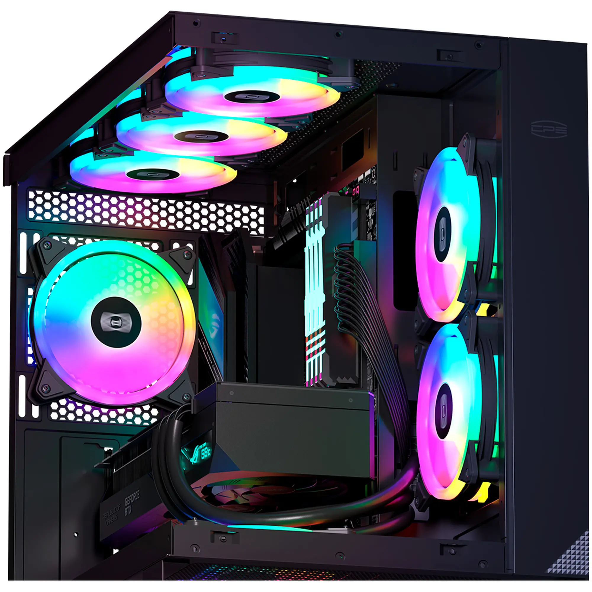 Купить Вентилятор PCCOOLER F3 T120 ARGB Black (F3 T120 ARGB BK) - фото 6