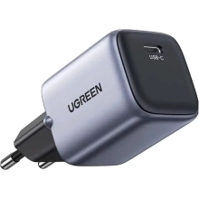 Купити Зарядний пристрій UGREEN CD319 Nexode USB-C 30W PD GaN Space Gray + кабель 60W 1m (25257) - фото 4