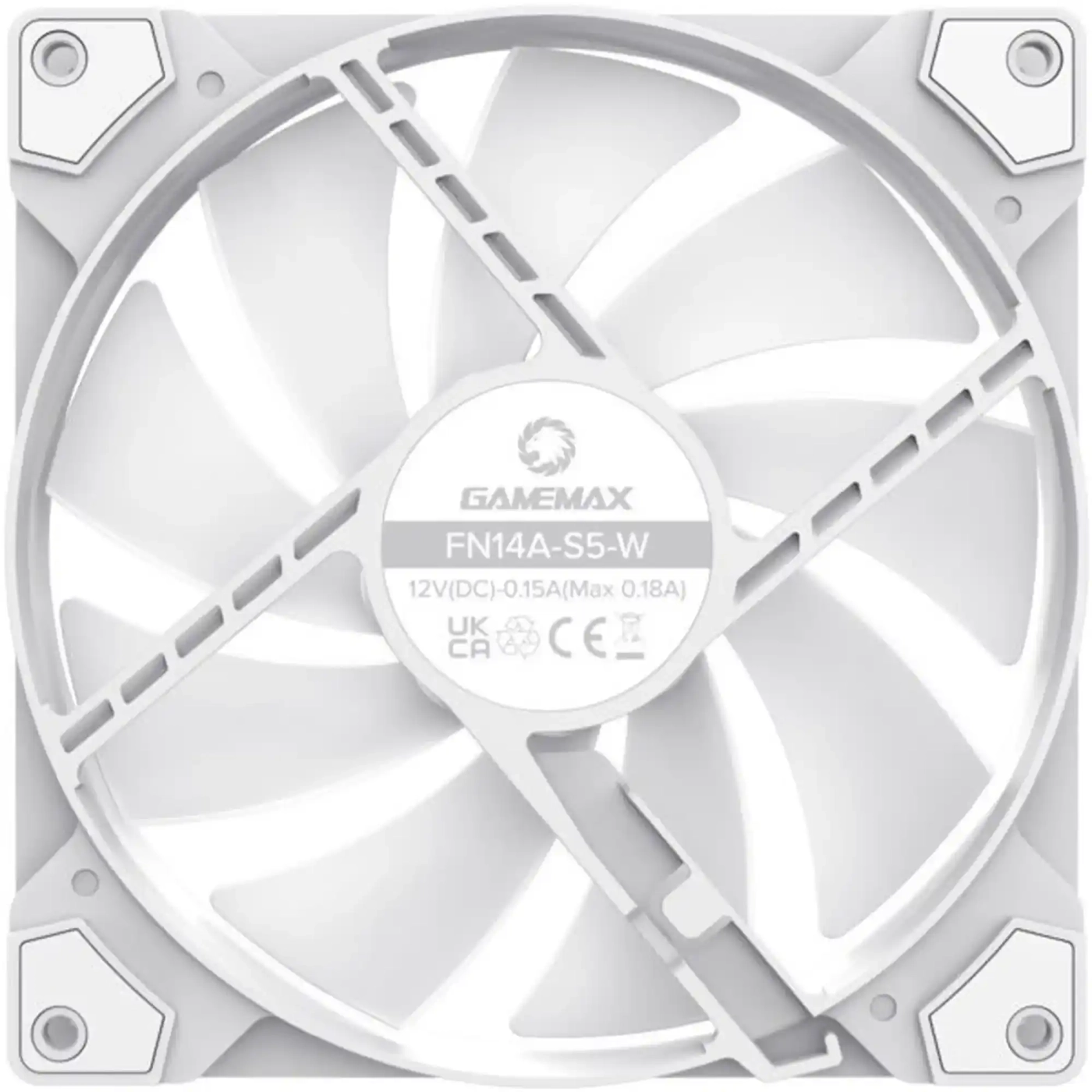 Купити Вентилятор Gamemax FN14A-S5-W - фото 6