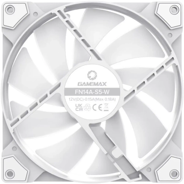Купити Вентилятор Gamemax FN14A-S5-W - фото 6