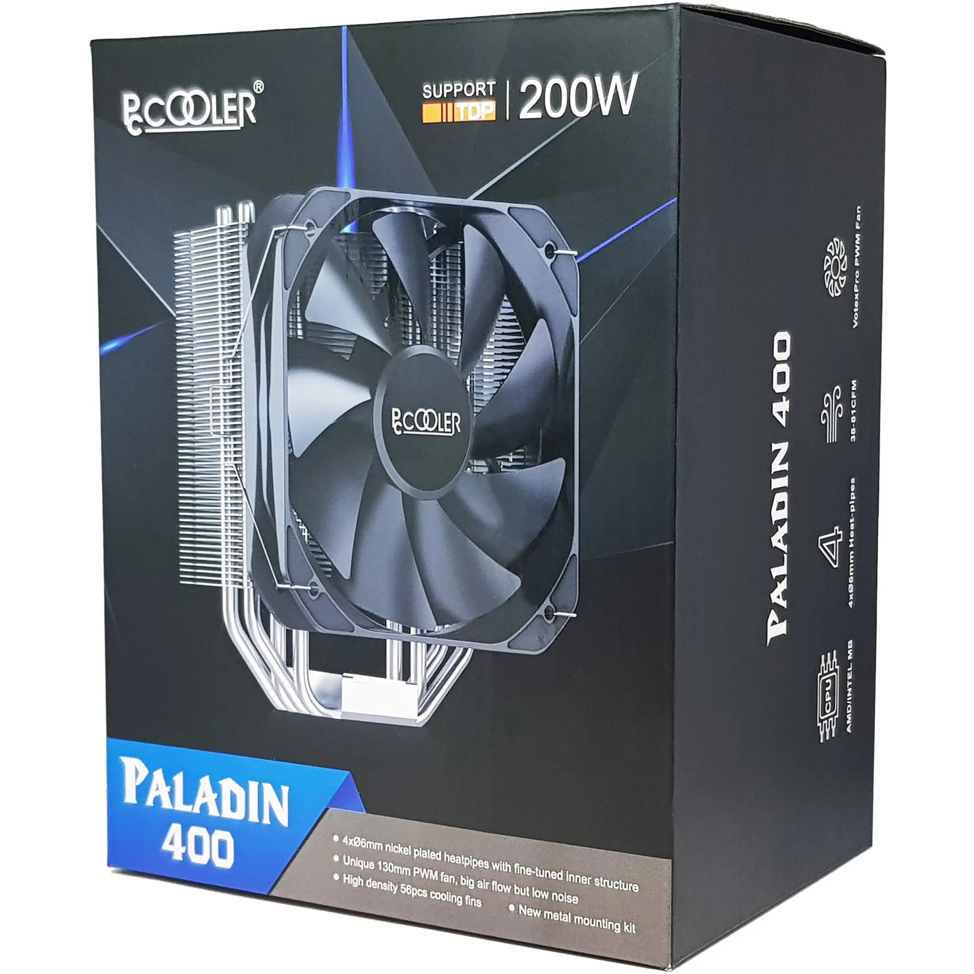 Купить Кулер для процесора PCCOOLER Paladin 400 Black - фото 7