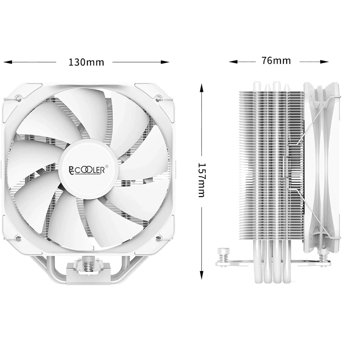 Купить Кулер для процесора PCCOOLER Paladin 400 White - фото 10