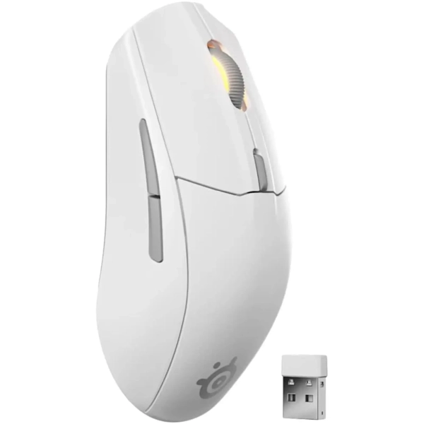 Купити Мишка SteelSeries Rival 3 Gen 2 Wireless RGB White (62524) - фото 2