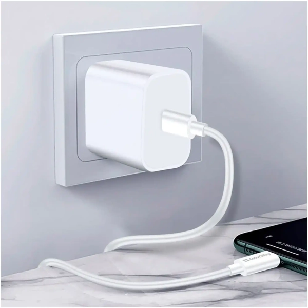 Купить Кабель Colorway USB-C - USB-C (TPE) (PD Fast Charging 60W) 3.0А 1м White (CW-CBPDCC055-WT) - фото 7