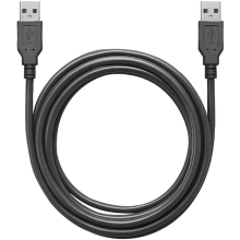 Купить Кабель Colorway USB-А - USB-А (PVC) 1м Black (CW-CBUU071-BK) - фото 1