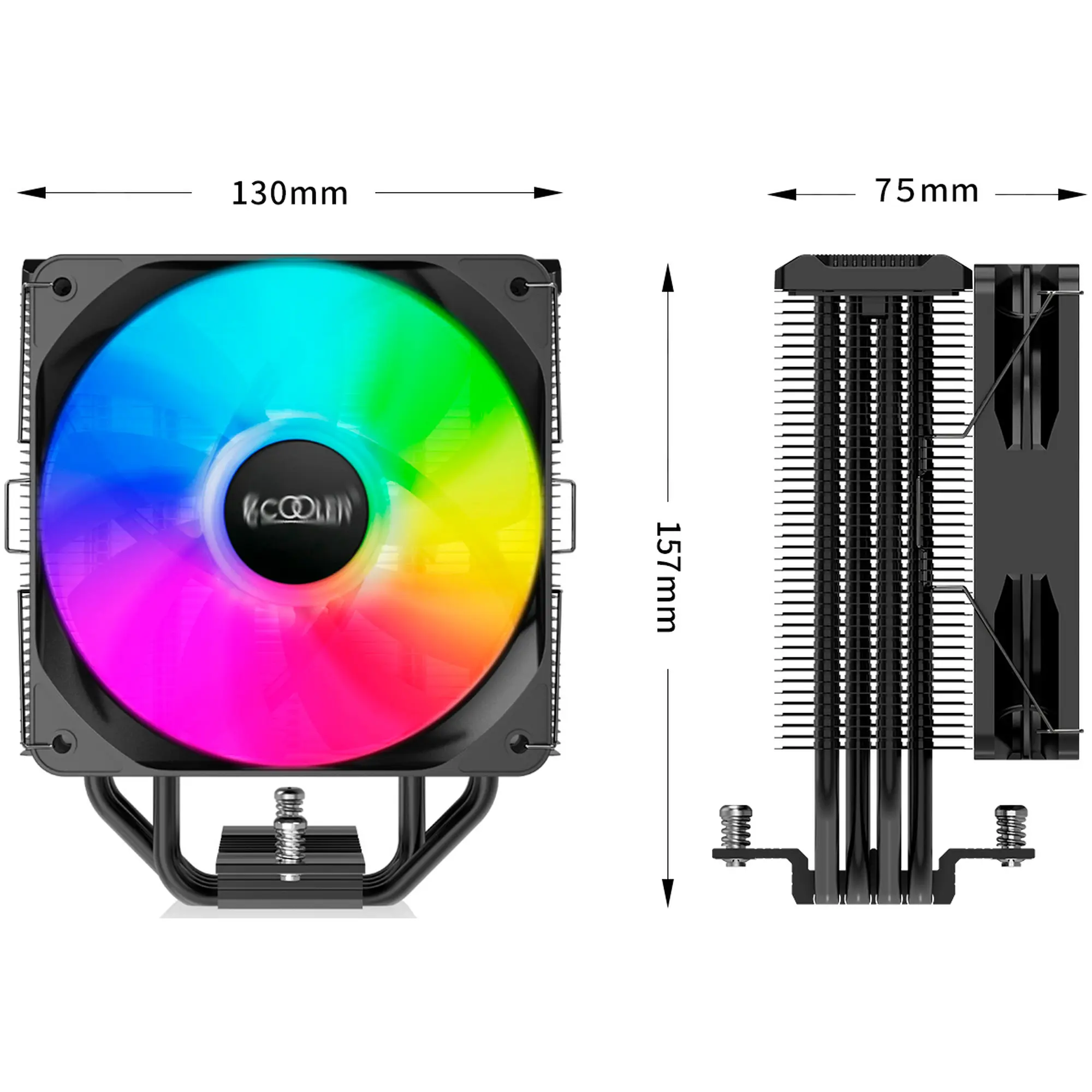 Купити Кулер для процесора PCCOOLER Paladin EX400 ARGB - фото 5