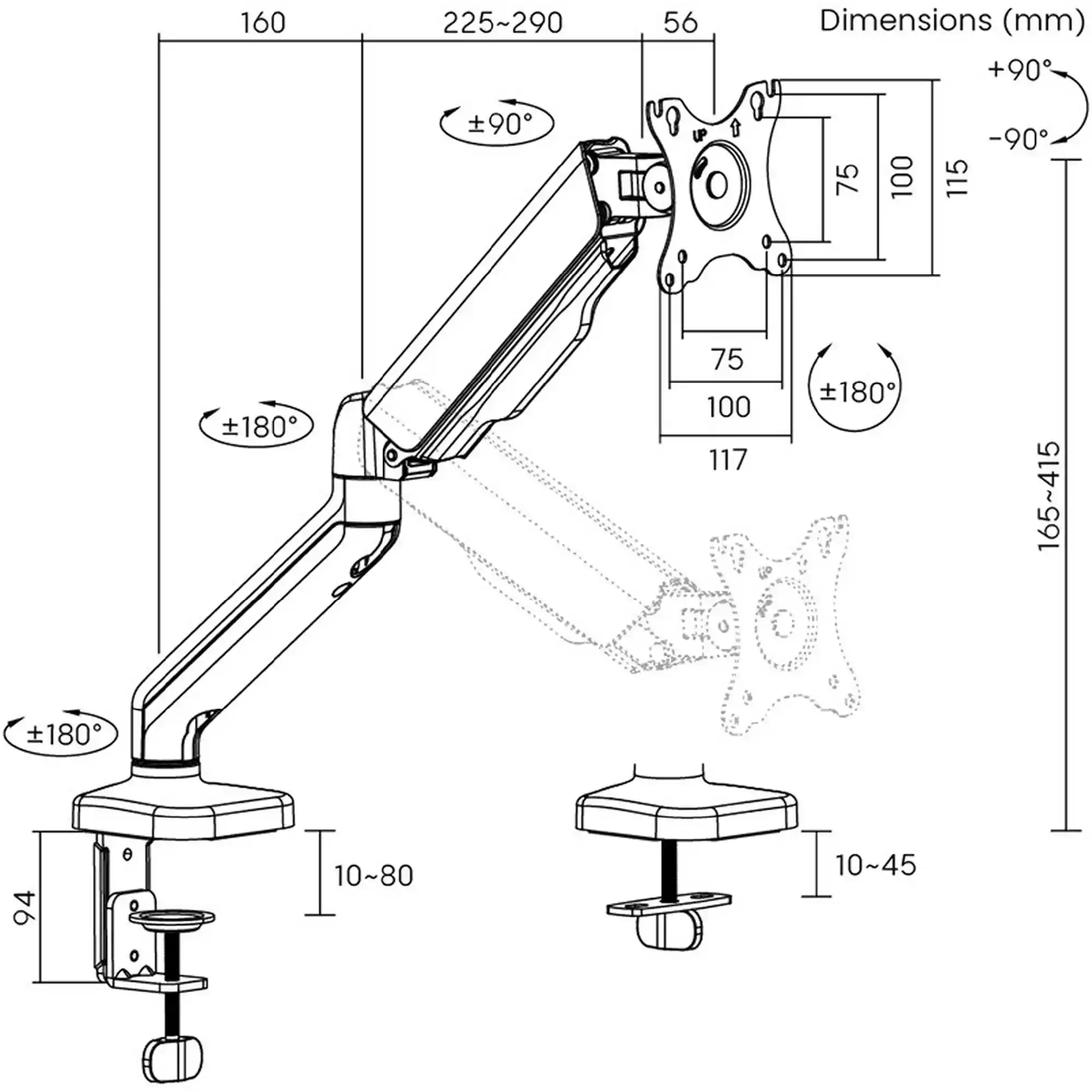 Купити Кронштейн HiSmart (HS083168) - фото 6