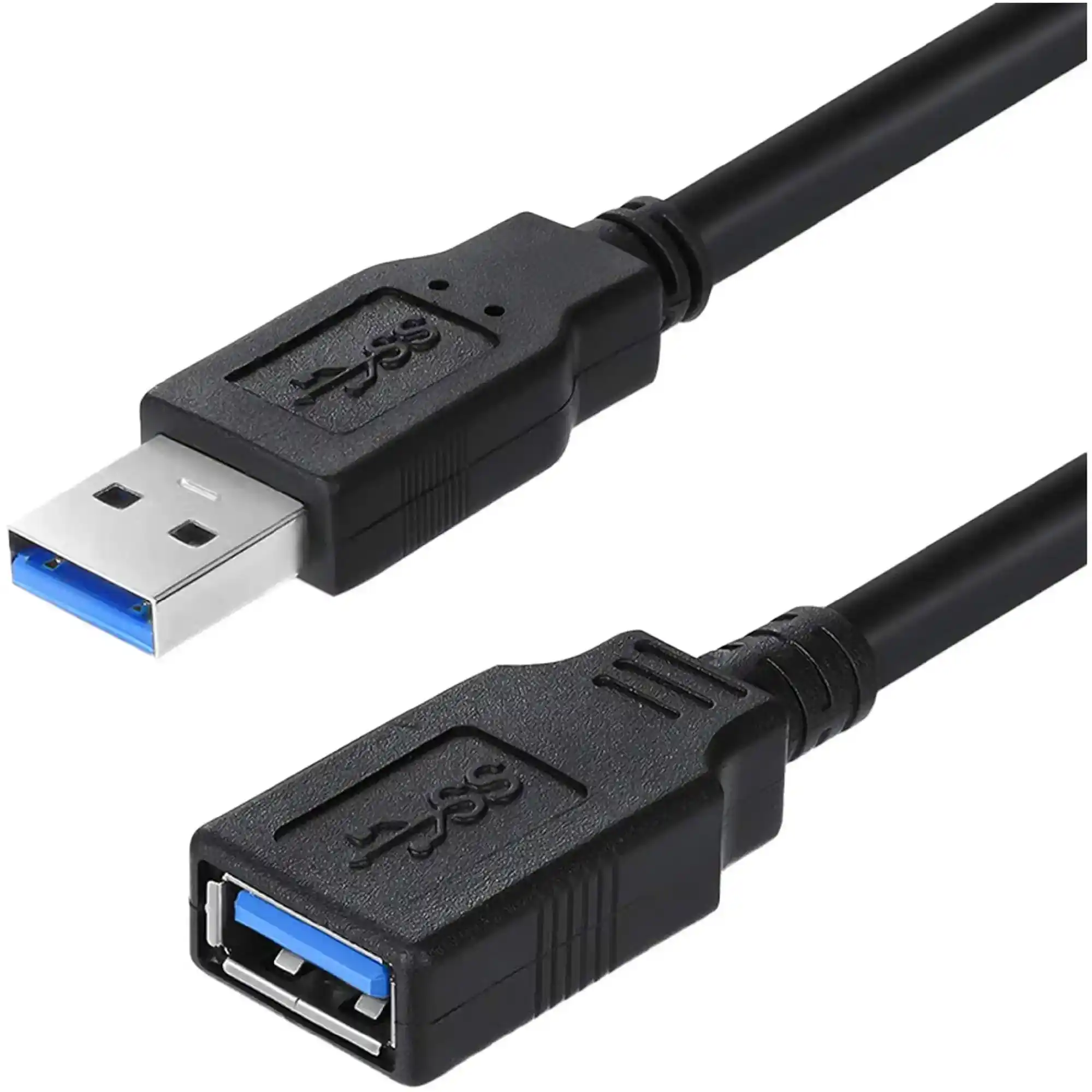 Купить Кабель ColorWay удлинитель USB 3.0 AM/AF 1.8 м Black (CW-CBUF075-BK) - фото 1