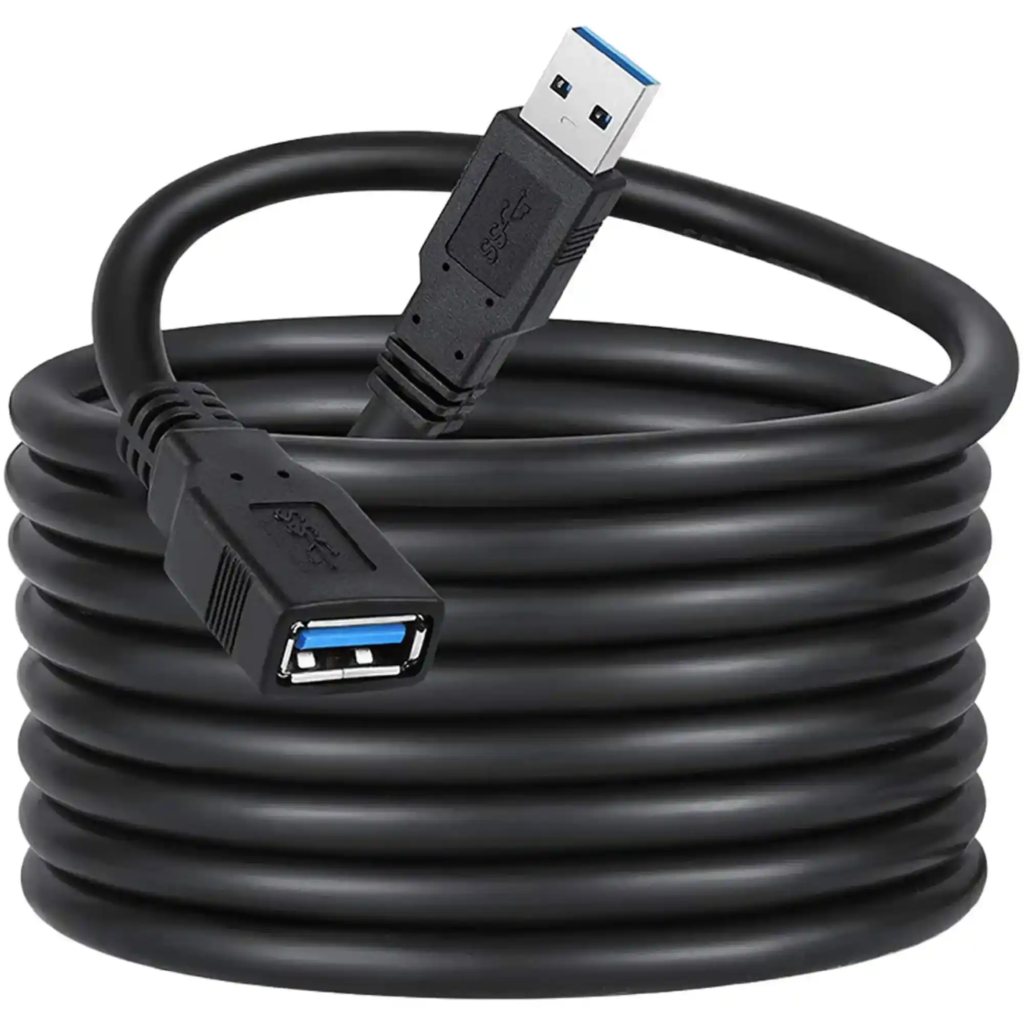 Купить Кабель ColorWay удлинитель USB 3.0 AM/AF 1.8 м Black (CW-CBUF075-BK) - фото 4