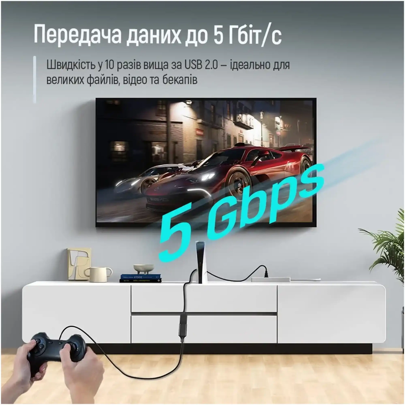 Купить Кабель ColorWay удлинитель USB 3.0 AM/AF 1.8 м Black (CW-CBUF075-BK) - фото 8