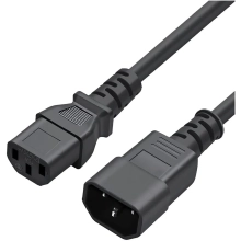Купити Кабель живлення ColorWay C13 to C14 1.8 м Black (CW-CBP087-BK) - фото 2