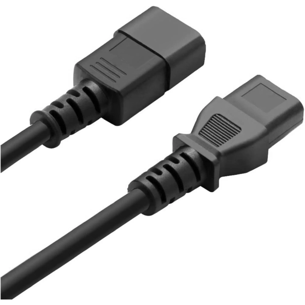 Купити Кабель живлення ColorWay C13 to C14 1.8 м Black (CW-CBP087-BK) - фото 3
