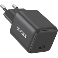 Купити Зарядний пристрій UGREEN X512 20W USB-C GaN PD EU Gray (UGR-55528) - фото 1