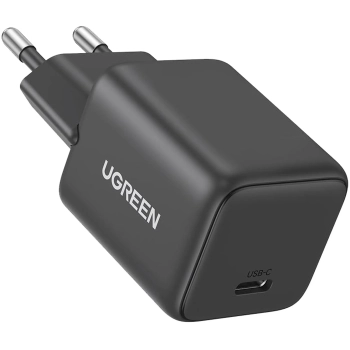 Купити Зарядний пристрій UGREEN X512 20W USB-C GaN PD EU Gray (UGR-55528) - фото 1