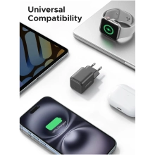 Купити Зарядний пристрій UGREEN X512 20W USB-C GaN PD EU Gray (UGR-55528) - фото 6