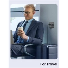 Купити Зарядний пристрій UGREEN X516 USB-C+USB 30W GaN EU Grey (UGR-55539) - фото 8