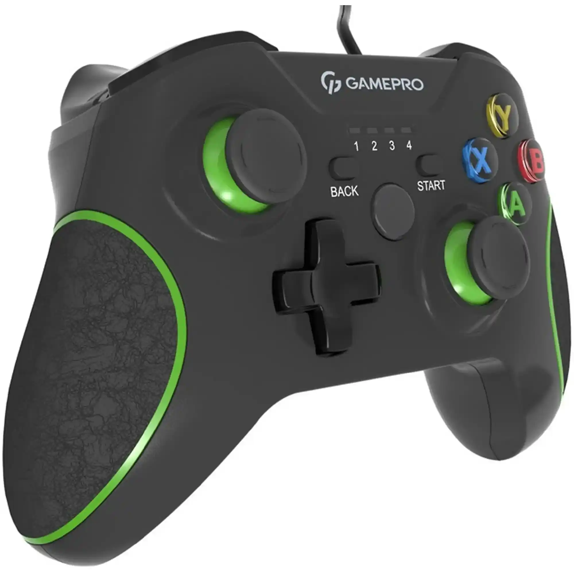 Купити Геймпад GamePro MG450B PC/PS3/Android Black-Green (MG450B) - фото 2