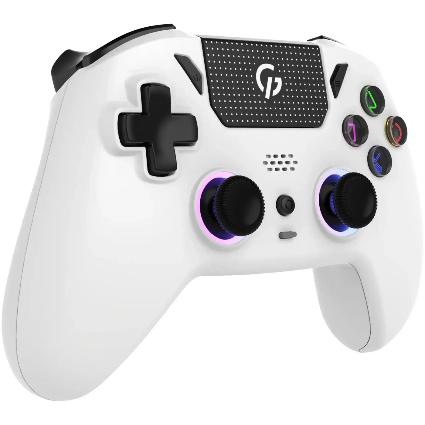 Купити Геймпад GamePro із зарядною станцією 2.4G/BT 5.1/USB (Switch/PC/PS/iOS/Android) RGB White (GPS20W) - фото 2
