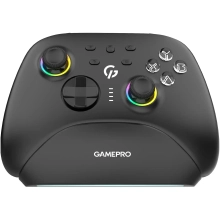 Купити Геймпад GamePro із зарядною станцією BT 5.3/USB/2.4 ГГц (Switch/PC/iOS/Android) RGB Black (GPX13BDOC - фото 18