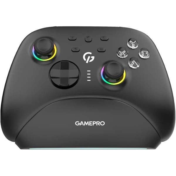 Купити Геймпад GamePro із зарядною станцією BT 5.3/USB/2.4 ГГц (Switch/PC/iOS/Android) RGB Black (GPX13BDOC - фото 18
