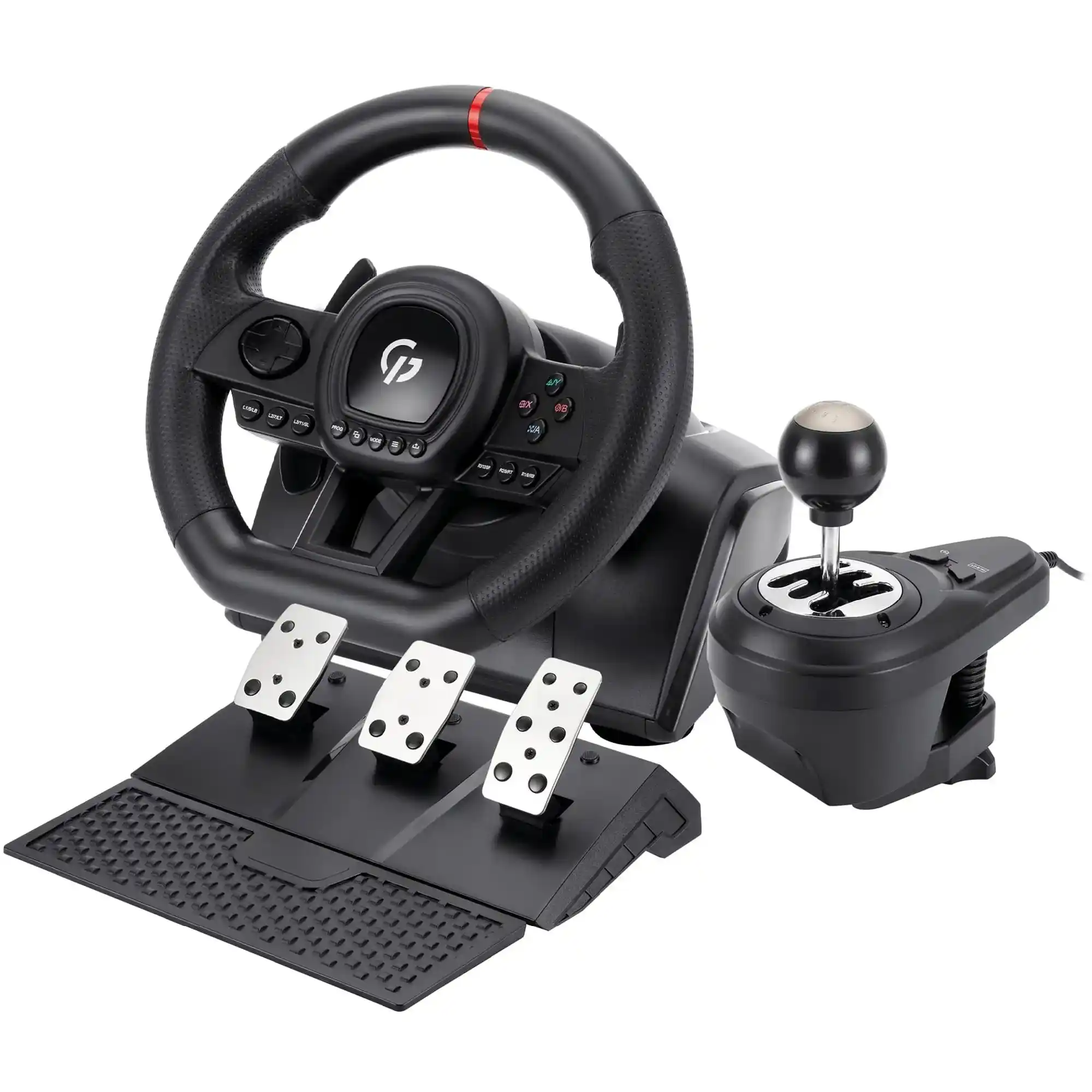 Купить Руль GamePro RW038PM с педалями и коробкой передач PC/XBOX360/XBOXONE/SWITCH/PS3/PS4 (RW038PM) - фото 1