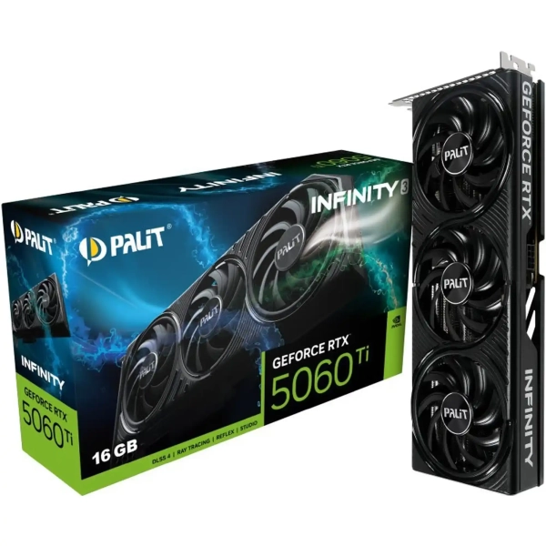 Купити Відеокарта PALIT Nvidia GeForce RTX 5060 Ti Infinity 3 16GB GDDR7 (NE7506T019T1-GB2061S) - фото 8