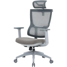 Купити Крісло офісне Officepro Elegant OC600-G-DG-DG Gray/Dark Gray - фото 3