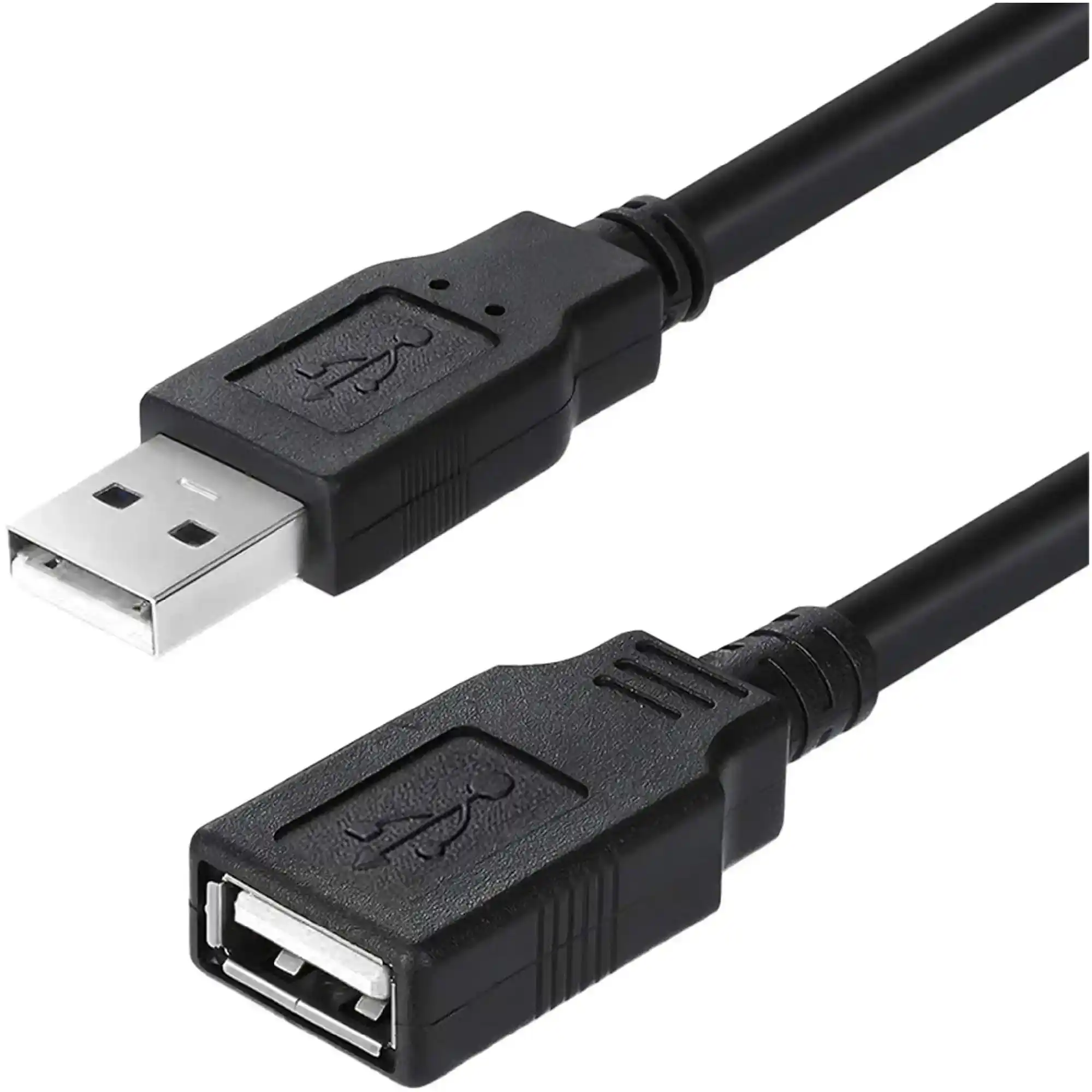 Купити Кабель ColorWay подовжувач USB 2.0 AM / AF 1.8 м Black (CW-CBUF076-BK) - фото 1