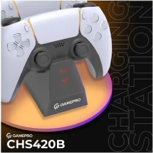 Купити Зарядна станція GamePro CHS420B DualSense PS5 Black (CHS420B) - фото 4
