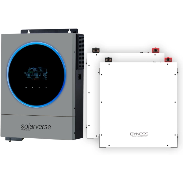 Купити Система зберігання енергії Solarverse SV-1SV6K1-LDY10.2K1-1 6kW 10.24kWh 2BAT LiFePO4 6000 циклів - фото 2