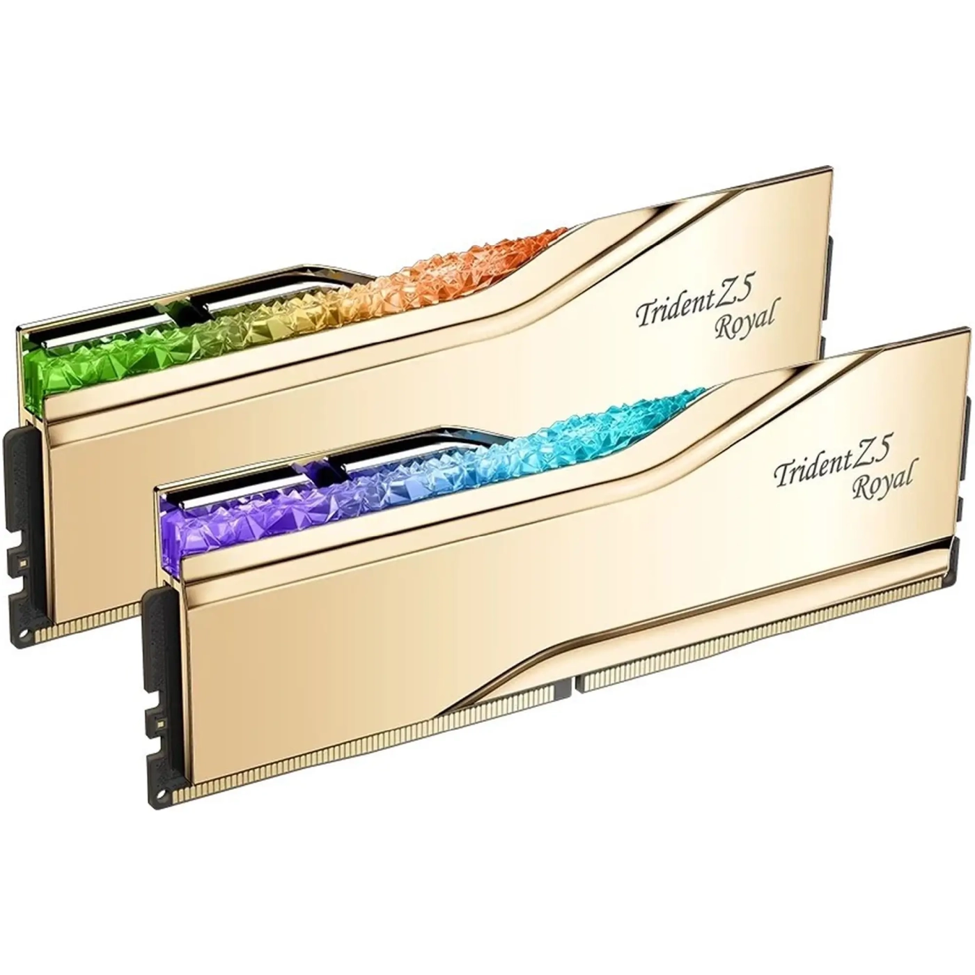 Купить Модуль памяти G.Skill Trident Z5 Royal GOLD DR5-6400 32GB (F5-6000J2836G16GX2-TR5G) - фото 2