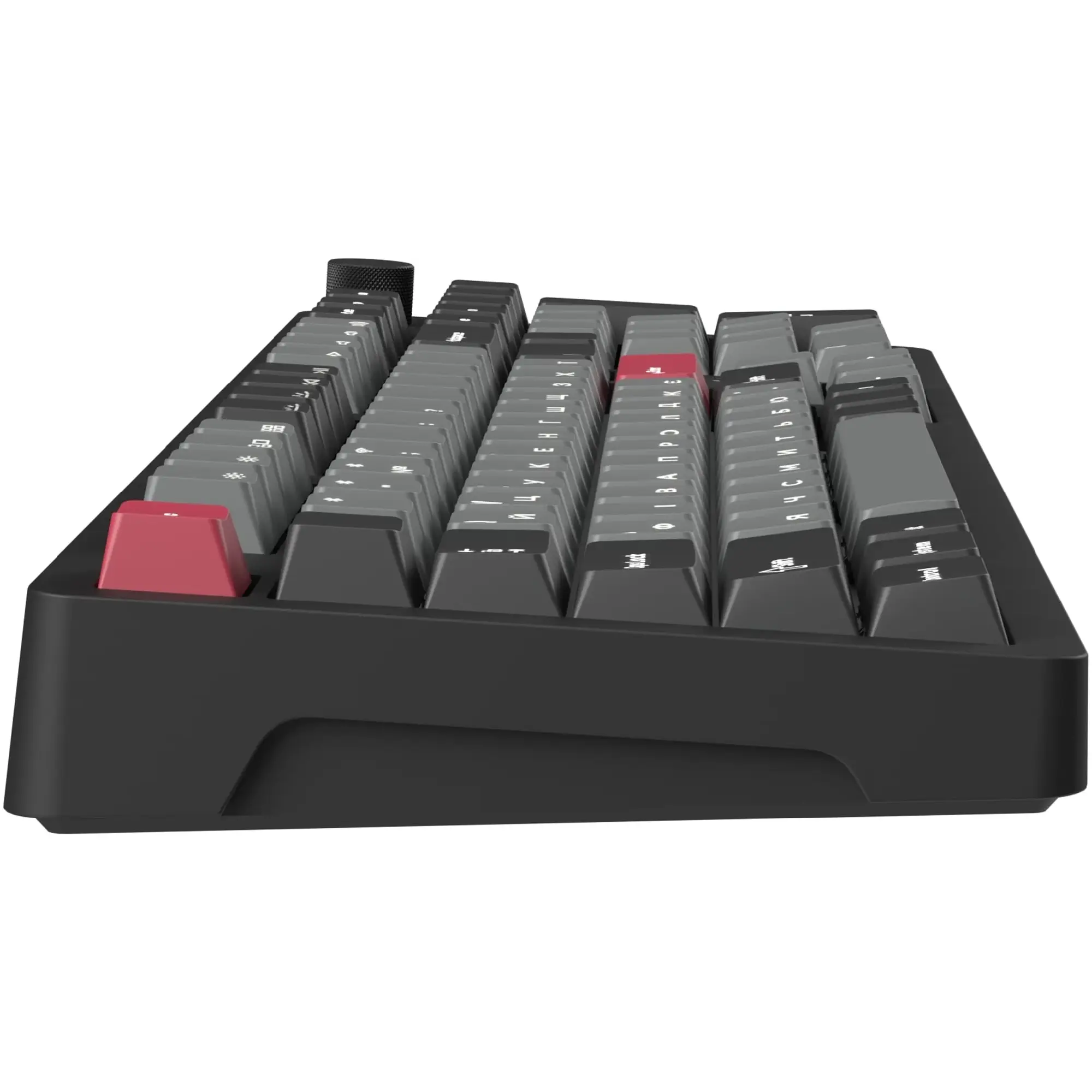 Купити Клавіатура GamePro Asgard Drakkar Keychron Super Red Switch Wireless/Bluetooth/USB-C Black (MK305BK) - фото 4