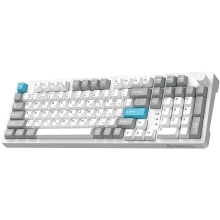 Купити Клавіатура GamePro Asgard Drakkar Keychron Super Red Switch Wireless/Bluetooth/USB-C White (MK305WH) - фото 3