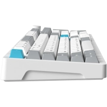 Купити Клавіатура GamePro Asgard Drakkar Keychron Super Red Switch Wireless/Bluetooth/USB-C White (MK305WH) - фото 4