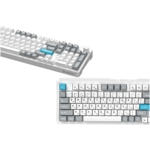 Купити Клавіатура GamePro Asgard Drakkar Keychron Super Red Switch Wireless/Bluetooth/USB-C White (MK305WH) - фото 5