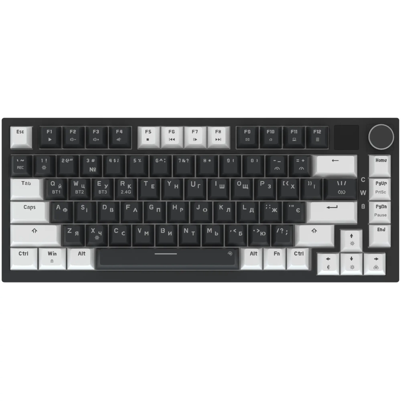Купити Клавіатура GamePro Asgard Valhalla Pro 75% Rainy switches (MK160B-D-Pro) - фото 2