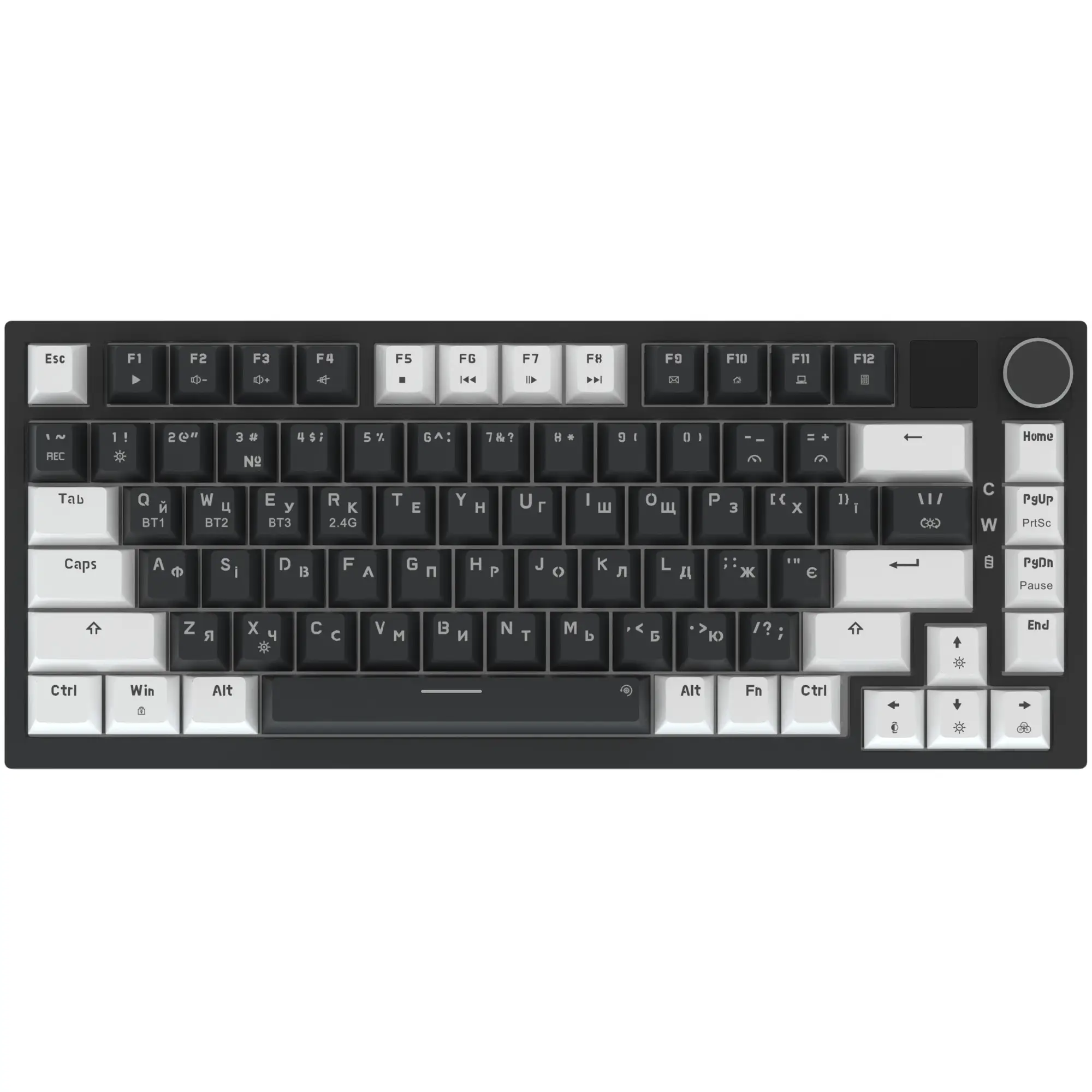Купити Клавіатура GamePro Asgard Valhalla Pro 75% Rainy switches (MK160B-D-Pro) - фото 2