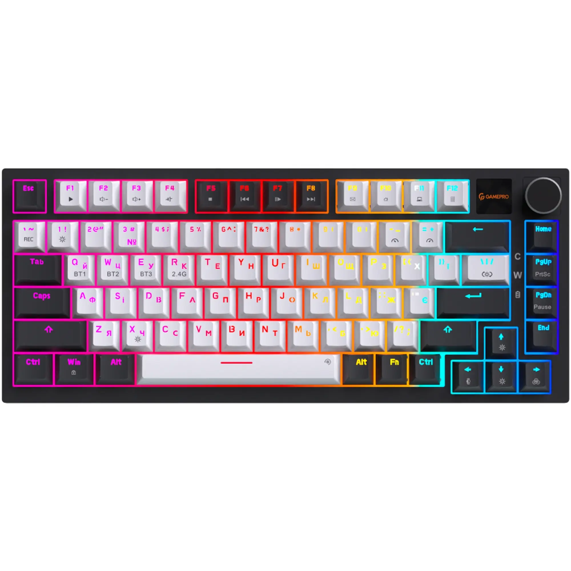 Купити Клавіатура GamePro Asgard Valhalla Pro 75% Rainy switches (MK160W-D-Pro) - фото 1