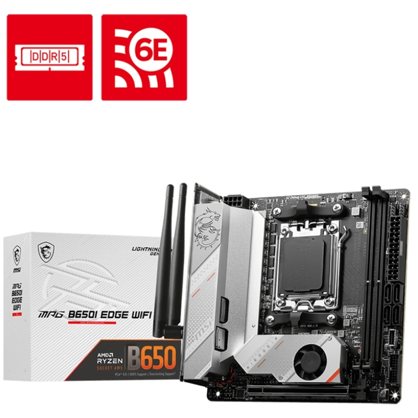 Купить Материнская плата MSI MPG B650I Edge WiFi - фото 6