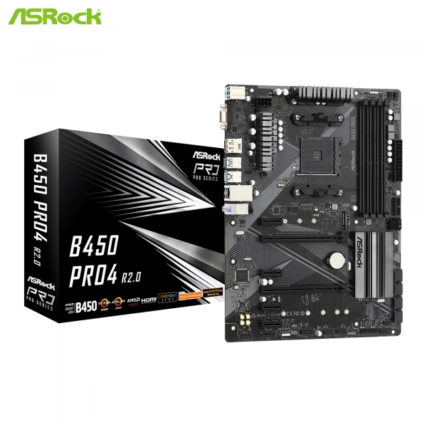 Купити Материнська плата ASRock B450 Pro4 R2.0 - фото 4