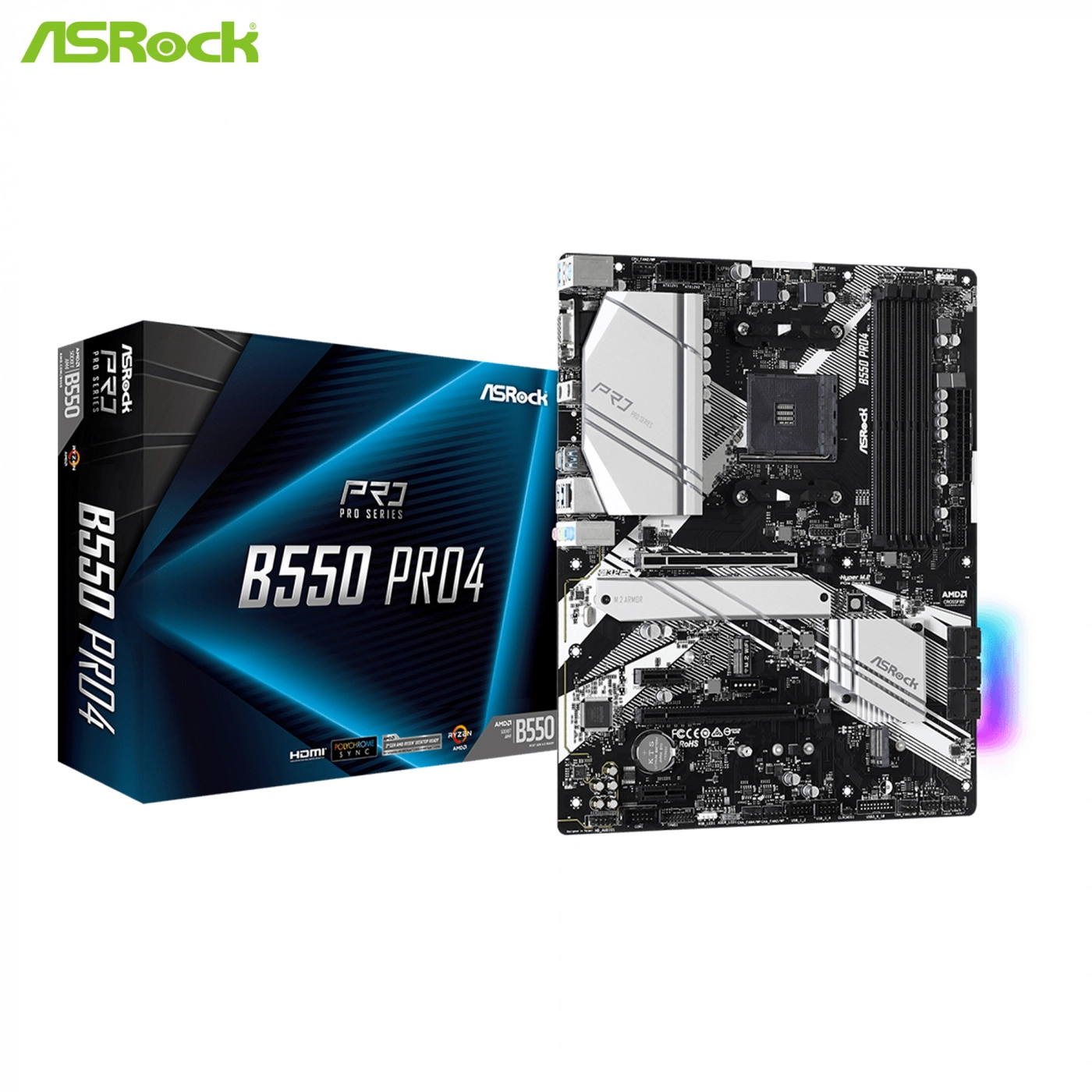 Купить Материнская плата ASRock B550 Pro4 - фото 5