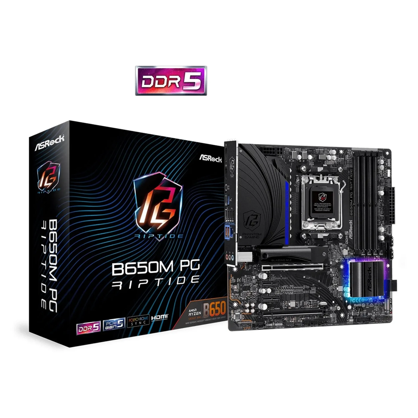 Купить Материнская плата AsRock B650M PG RIPTIDE - фото 6
