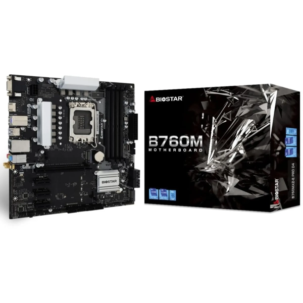 Купити Материнськa плата BIOSTAR B760MX2-E PRO D4 (s1700, Intel B760) - фото 4