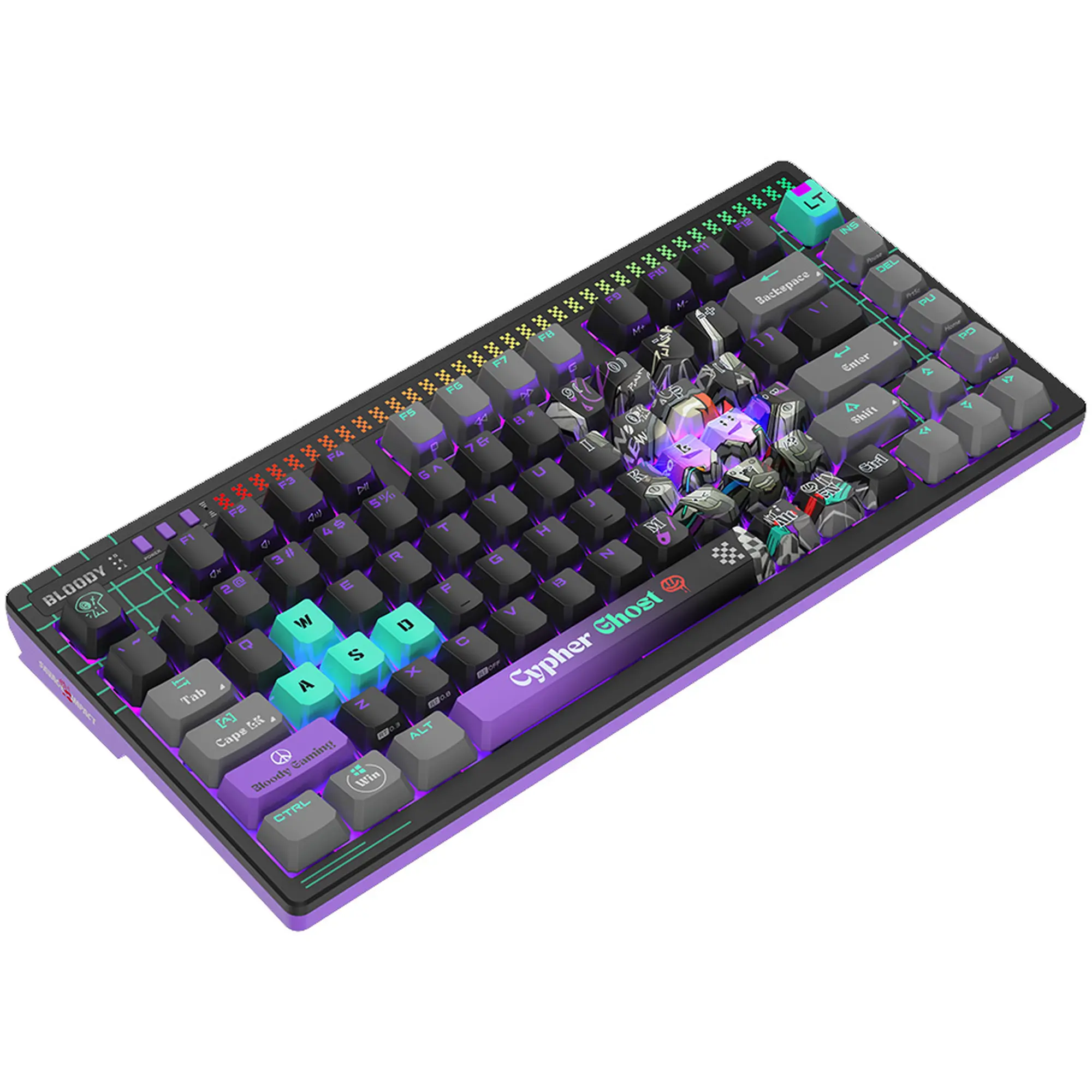 Купить Клавиатура A4Tech AT75 RGB Cypher Ghost - фото 4